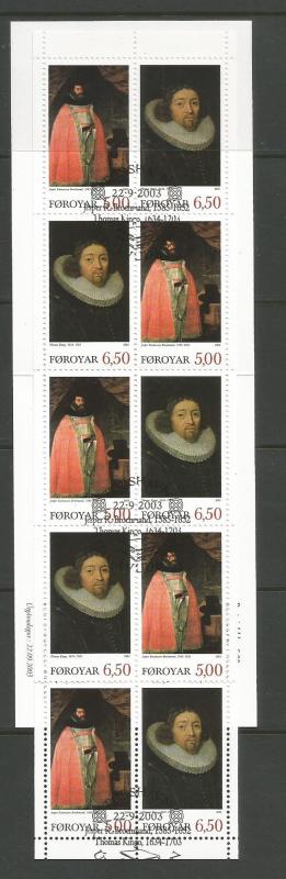 FAROE ISLANDS – 2003 - COMPLETE BOOKLET – KINGO & BROCHMAND – w/ FD Cancel