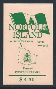 Norfolk Island #501a NH Ham Radio - Complete Booklet of 10