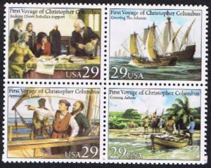 2620 - 2623 First Voyage of Columbus MNH block of 4