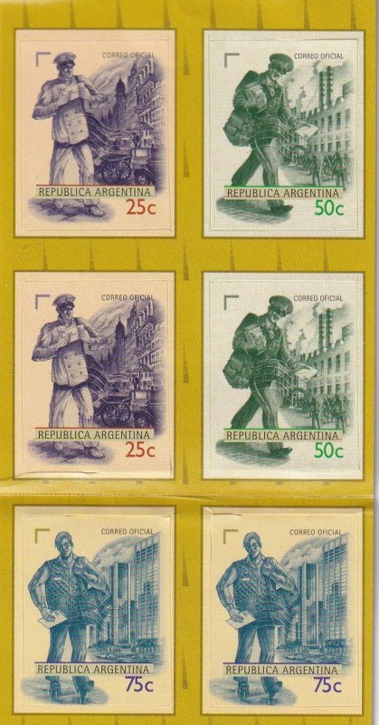 Argentina #2051a MNH Booklet Pane CV $21.00  (Z7182)