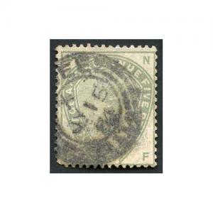 SG193 5d Dull Green Minute Thin on Perf Used