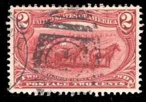 MOMEN: US STAMPS #286 USED VF/XF LOT #77806*