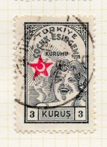 Turkey Crescent Issue 1940 Child Welfare Issue Fine Used 3K. NW-270716