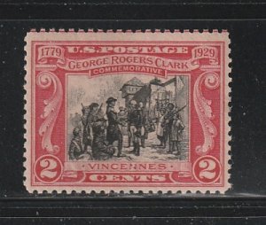 United States 651 Set MNH Surrender At Fort Sackville (B)