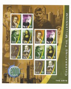 Ireland 1220  2000  sheet 12  VF  Mint NH