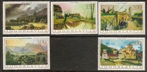 Yugoslavia   942-46 MNH 1968 Painting