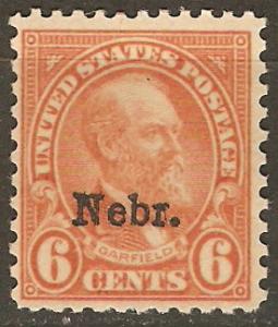 US 675 Nebr Ovpt. MNH F/VF 1929 SCV $70.00   	 