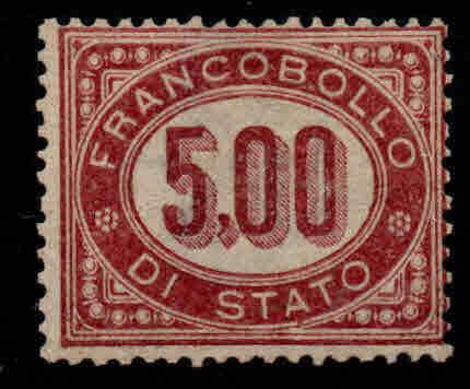 Italy Scott o7 Official stamp Mint No Gum