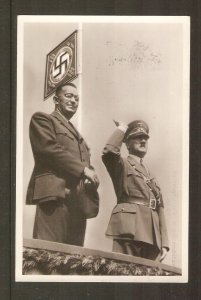 GERMANY special card showing Hitler and Sudeten-German leader Henlein