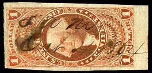 U.S. REV. FIRST ISSUE R72a  Used (ID # 51483)