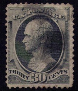 US Sc 165 Used 30c grey black F-VF