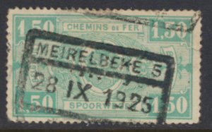 Chemins de Fer Belgium 1925 Railway Stamp Meirelbeke see details Used scan