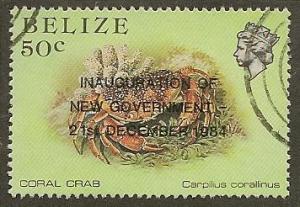 Belize   Scott     762C    Overprint     Used