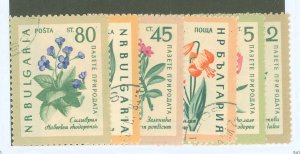 Bulgaria #1107-12 Used Single (Complete Set) (Flora) (Flowers)