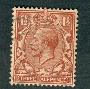 Great Britain #161 used single