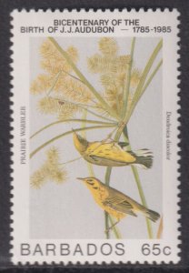 1985 Barbados Audubon Bicentenary 65¢ issue MNH Sc# 666 CV $2.60