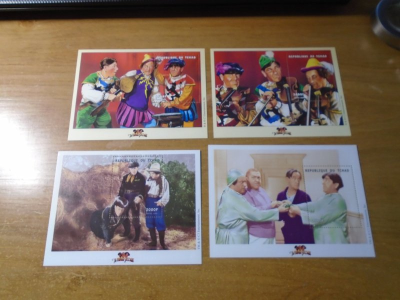 Chad  # 861-64   MNH  The Three Stoogis