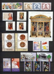 2006 Vatican City - Sc# 1320-1344 - Complete year set - MNH