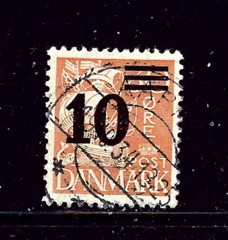 Denmark 245 Used 1934 surcharge