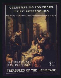 Micronesia 581-5 MNH Art,Paintings in the Hermitage