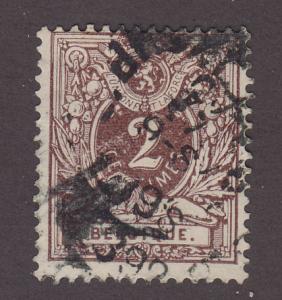 Belgium 55 Numeral of Value 1888