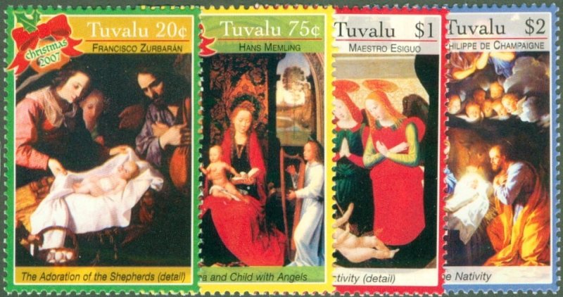 TUVALU 1055-8 MNH CV $7.00 BIN $3.50