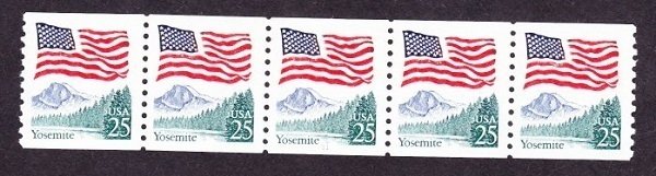 US #2280a Yosemite Flag F-VF MNH PNC5 #11 (pre-phosphor)