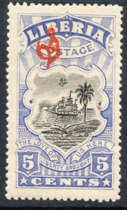 Liberia #O61 mint hinged
