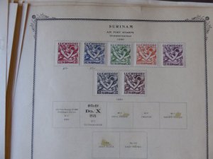 Surinam 1885-1967 Stamp Collection on Album Pages​