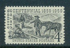 1130 4c Silver Fine MNH