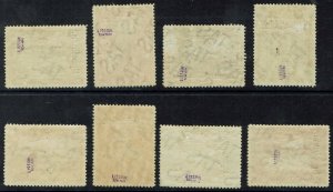 TASMANIA 1899 PICTORIAL SPECIMEN SET WMK TAS 