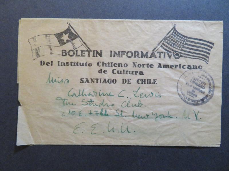 Chile Early 1900s Commercial Cover to USA - Z7825