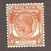 Straits Settlements 220 Mint VF HR