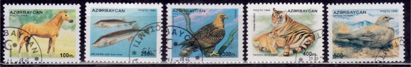 Azerbaijan, 1995, Flora and Fauna, used*