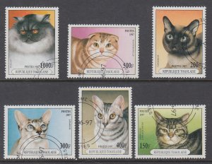 Togo 1757-1762 Cats CTO NH VF