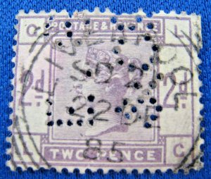 GREAT BRITAIN  1884  -  SCOTT # 100  -  USED                             ehgb34