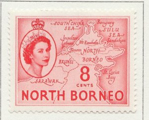 1954 English Colony British Colony NORTH BORNEO 8cMH* Stamp A28P25F28315-