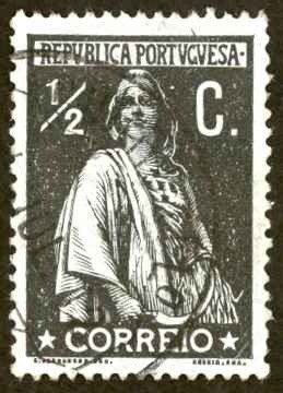 Portugal Sc# 208 Used 1912-1920 1/2c Ceres