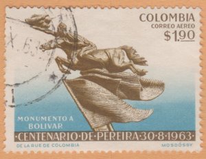 COLOMBIA 1963. SCOTT # C463. USED