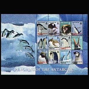 BR.ANTARCTIC TERR. 2008 - Scott# C4 Sheet-Penguin NH