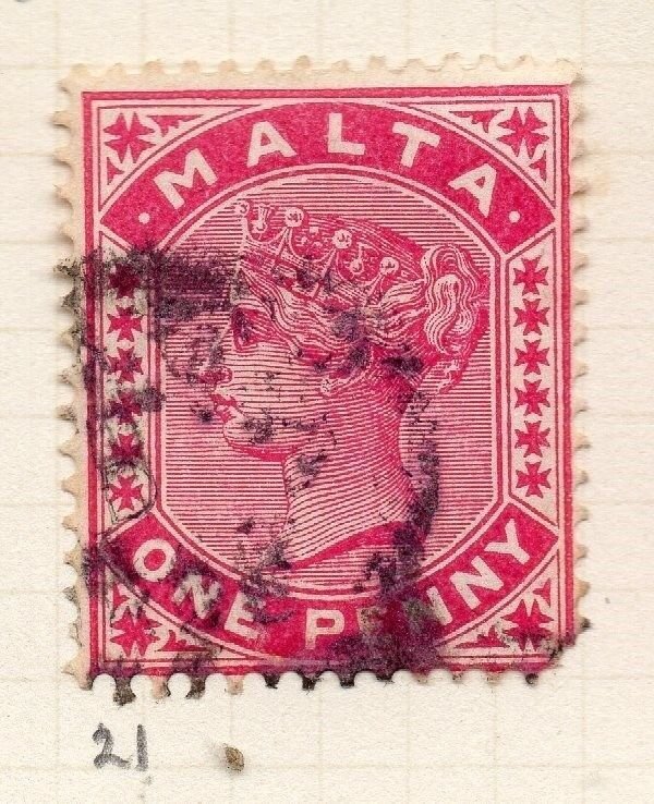 Malta 1885 Early Issue Fine Used 1d. 259495