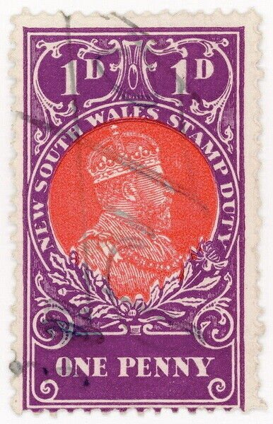 (I.B) Australia - NSW Revenue : Stamp Duty 1d (NSW)