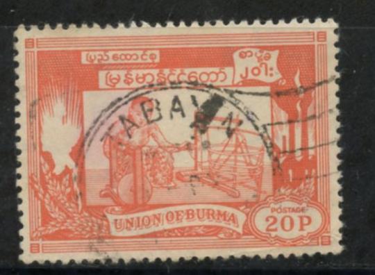 Burma Sct # 145; Used    