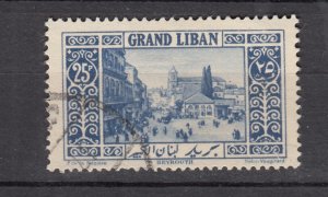 J42204 JL Stamps 1925 lebanon hv of set used #62 view