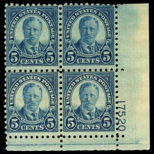 U.S. PLATE BLOCKS 586  Mint (ID # 75506)