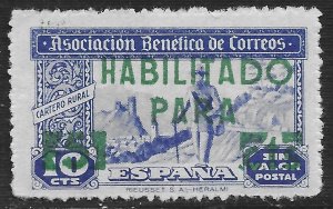 Spain #not listed 5c + 10c Cinderella ~ MNH