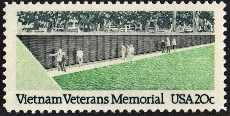 SC#2109 20¢ Vietnam Veterans Memorial Single (1984) MNH