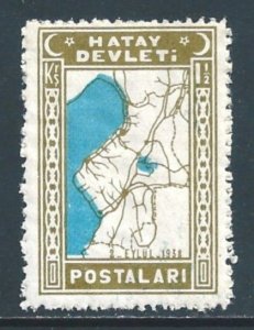 Hatay #14 NH 1 1/2ku Map of Hatay