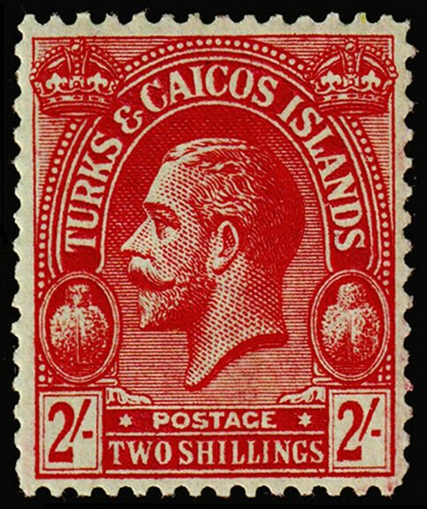 Turks & Caicos Islands Scott 56 (1925) Mint H F-VF, CV $35.00 M