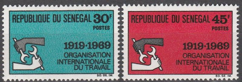 Senegal #313-4 MNH F-VF (SU3077)